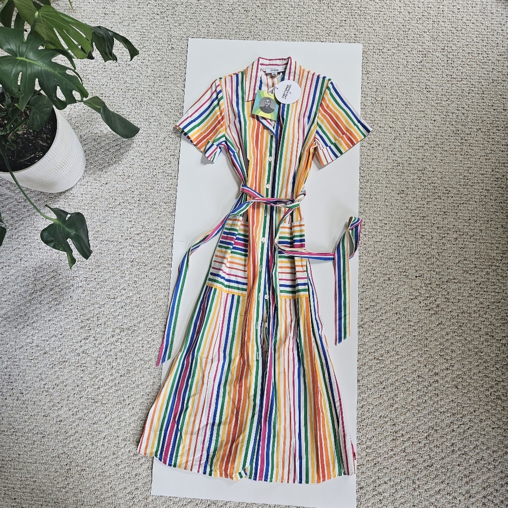 Christopher John Rogers dress multi size 4 NEW with tags.